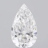 3.02ct Pear Lab Grown Diamond (Colour E, Clarity VS2, IGI Certified)
