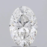 1.12ct Oval Lab Grown Diamond (Colour F, Clarity VS1, IGI Certified)