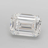 2.70ct Emerald Lab Grown Diamond (Colour D, Clarity IF, Cut EX, IGI Certified)