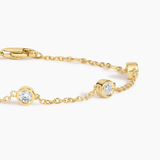 Five Diamond Bezel Bracelet (1/2 ct. tw.)