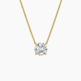 Solitaire Lab Diamond Pendant (1 1/2 ct. tw.)