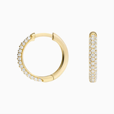 Lab Diamond Tube Huggie Earrings (1/3 ct. tw.)
