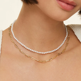Large 16 In. Paperclip Chain Necklace