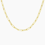 Small 16 In. Paperclip Chain Necklace