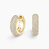 Lab Diamond Tube Huggie Earrings (2/3 ct. tw.)