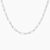 Small 16 In. Paperclip Chain Necklace