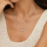 Small 16 In. Paperclip Chain Necklace