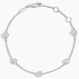 Five Diamond Bezel Bracelet (1/2 ct. tw.)