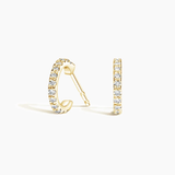 Pavé Diamond Huggie Earrings