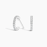 Pavé Diamond Huggie Earrings