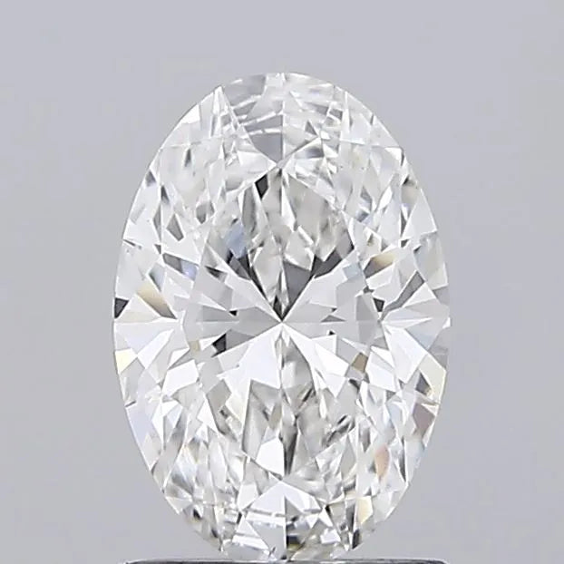 1.12ct Oval Lab Grown Diamond (Colour F, Clarity VS1, IGI Certified)
