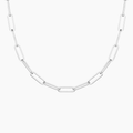 Large 16 In. Paperclip Chain Necklace