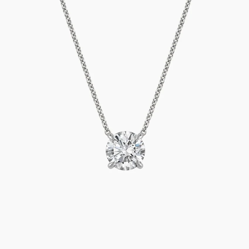 Solitaire Lab Diamond Pendant (1 1/2 ct. tw.)