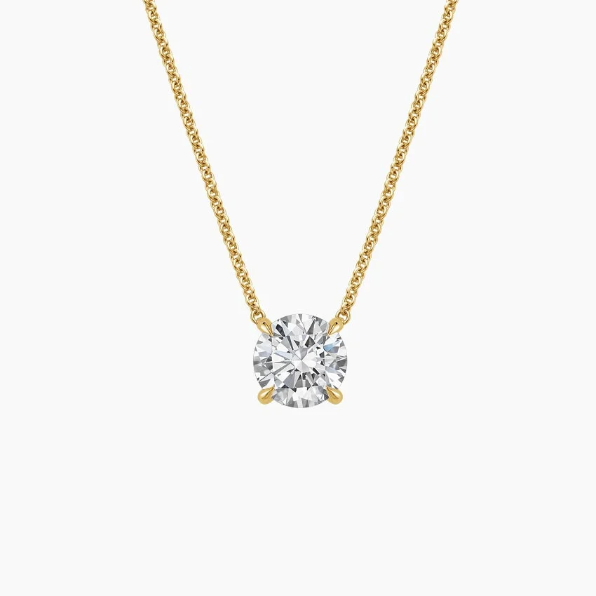Solitaire Lab Diamond Pendant (1 1/2 ct. tw.)