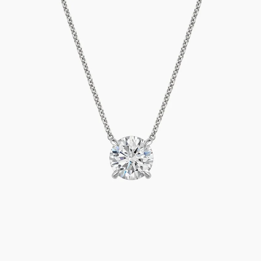 Solitaire Lab Diamond Pendant (2 ct. tw.)