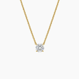 Solitaire Lab Diamond Pendant (1/2 ct. tw.)