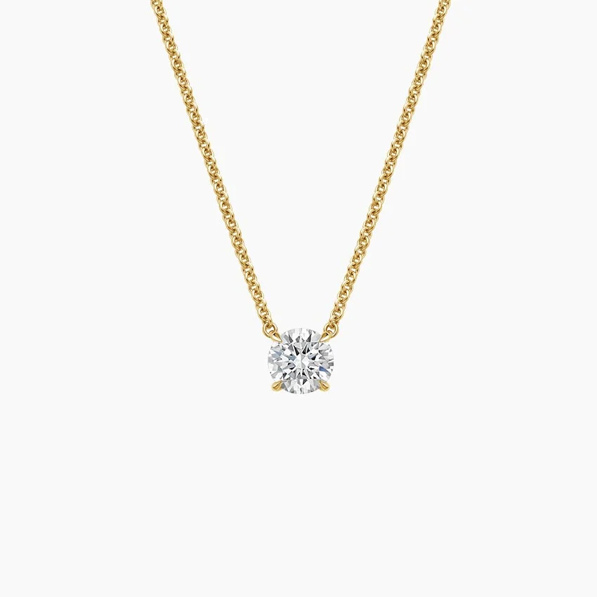 Solitaire Lab Diamond Pendant (1/2 ct. tw.)