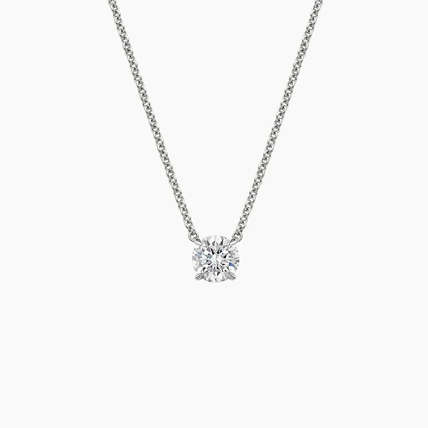 Solitaire Lab Diamond Pendant (1/2 ct. tw.)