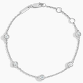 Five Diamond Bezel Bracelet (1/2 ct. tw.)