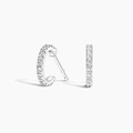 Pavé Diamond Huggie Earrings